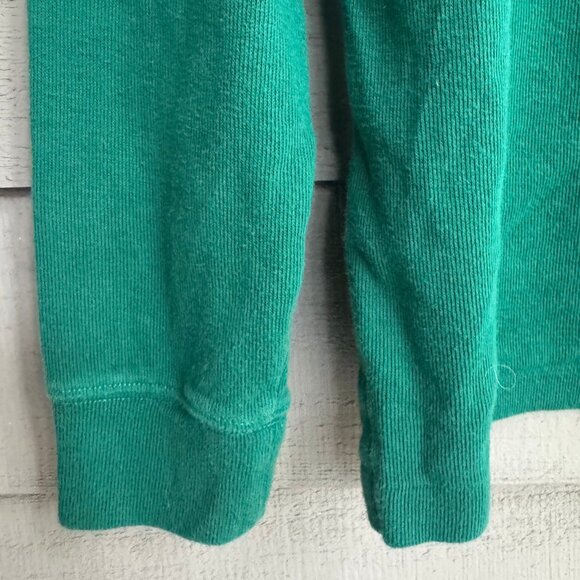 Polo Ralph Lauren Green Estate Rib 1/4 Zip Cotton Sweater Men’s Medium - Picture 9 of 10